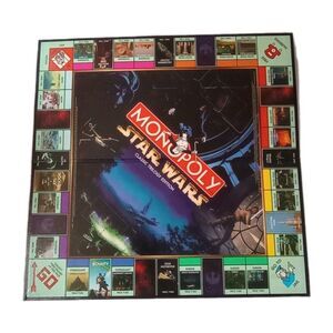 Star Wars Monopoly Classic Trilogy Edition 1997 Game Board Replacement